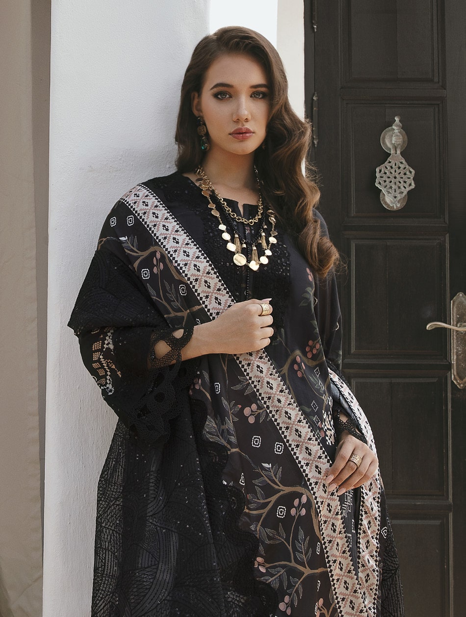 Unstitched MAYA EMBROIDERED SWISS LAWN COLLECTION! (NS- 68)