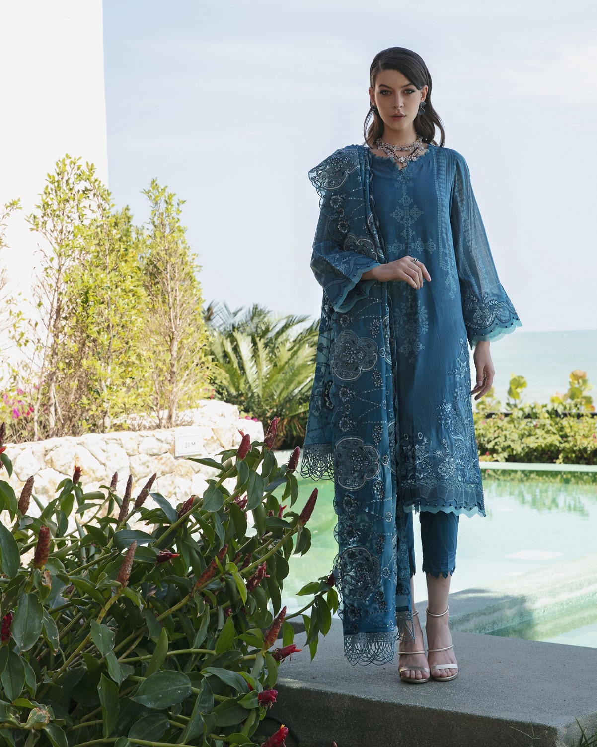 Unstitched MAYA EMBROIDERED SWISS LAWN COLLECTION! (NS- 69)