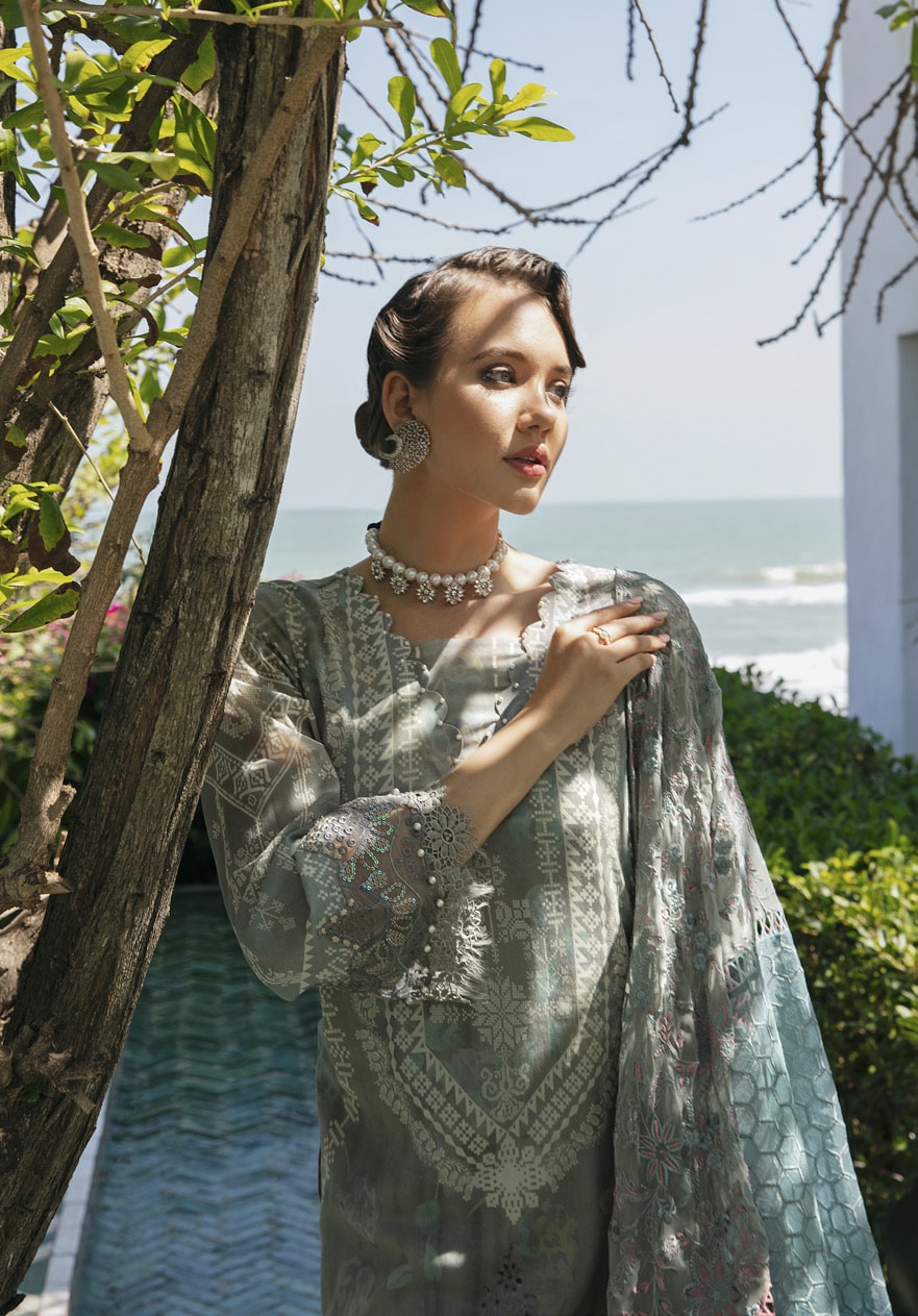 Unstitched MAYA EMBROIDERED SWISS LAWN COLLECTION! (NS- 71)